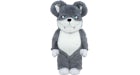 Bearbrick Fragment Reverse Model 400% Grey
