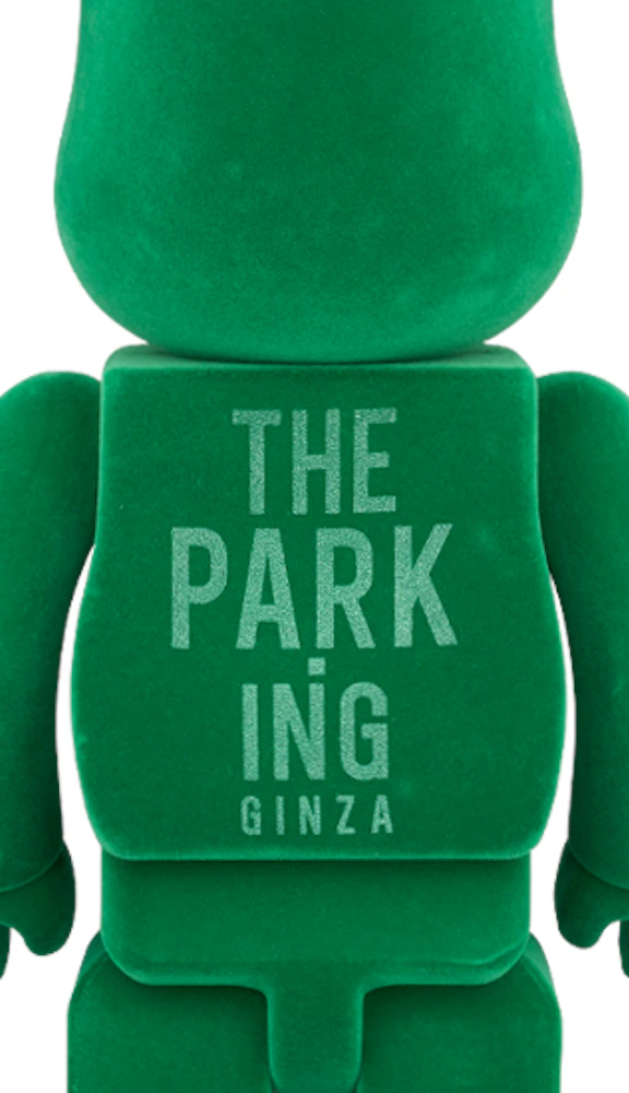 Fragment de Bearbrick x The Park-Ing Ginza 100% Vert de la 