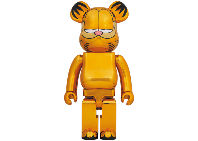 Bearbrick Garfield 1000% Gold Chrome Ver.