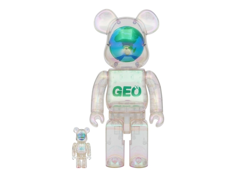 Bearbrick Geo Earth 100% & 400% Set - GB