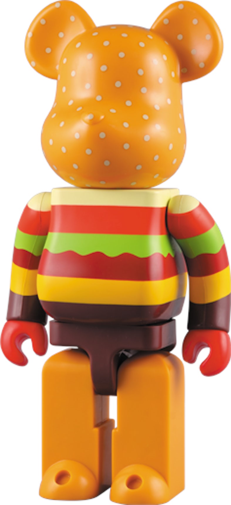 Bearbrick Gettry Burger 400% Yellow