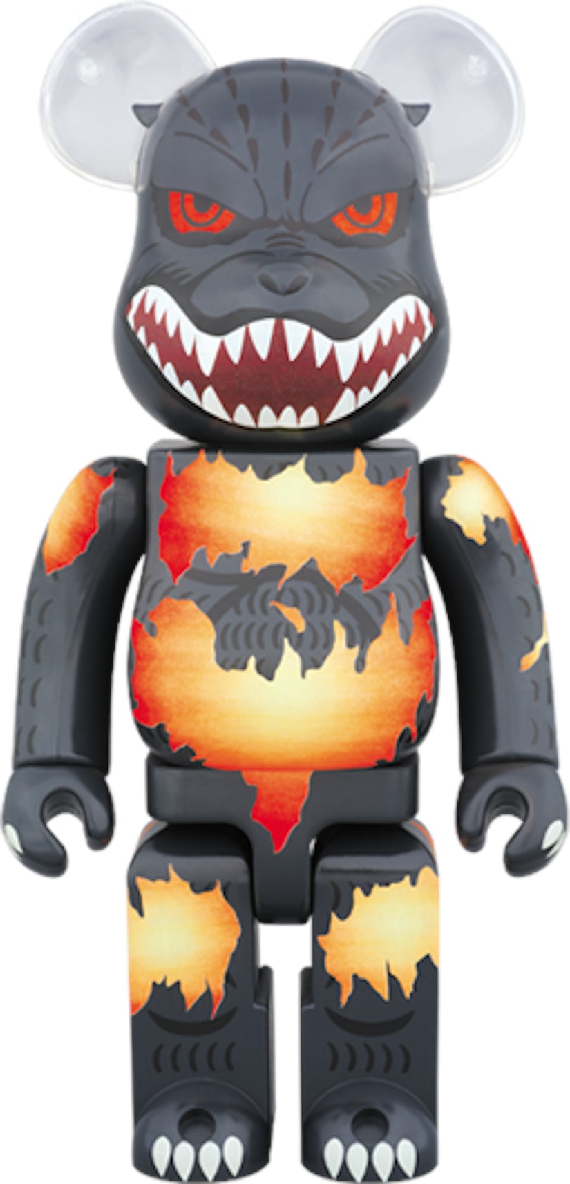 Bearbrick Godzilla (Death Goji Burning Ver.) 400% Black - US