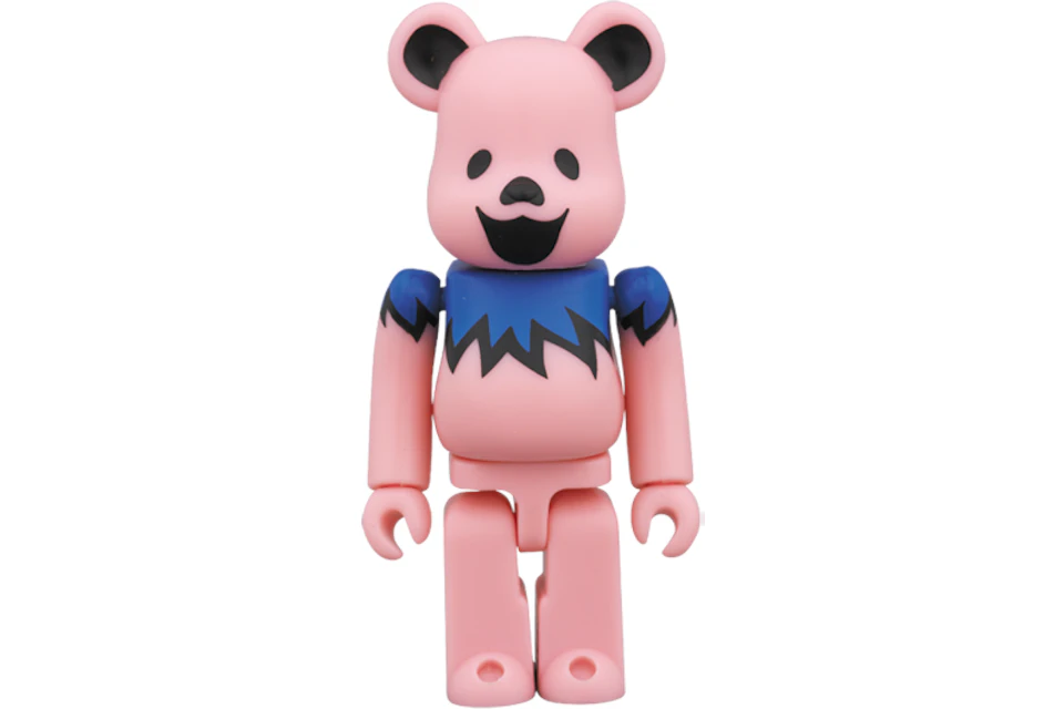 Bearbrick Grateful Dead Dancing Bears 100% Pink