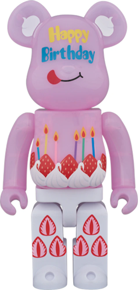 Bearbrick Greeting Birthday PLUS 400% Pink - US