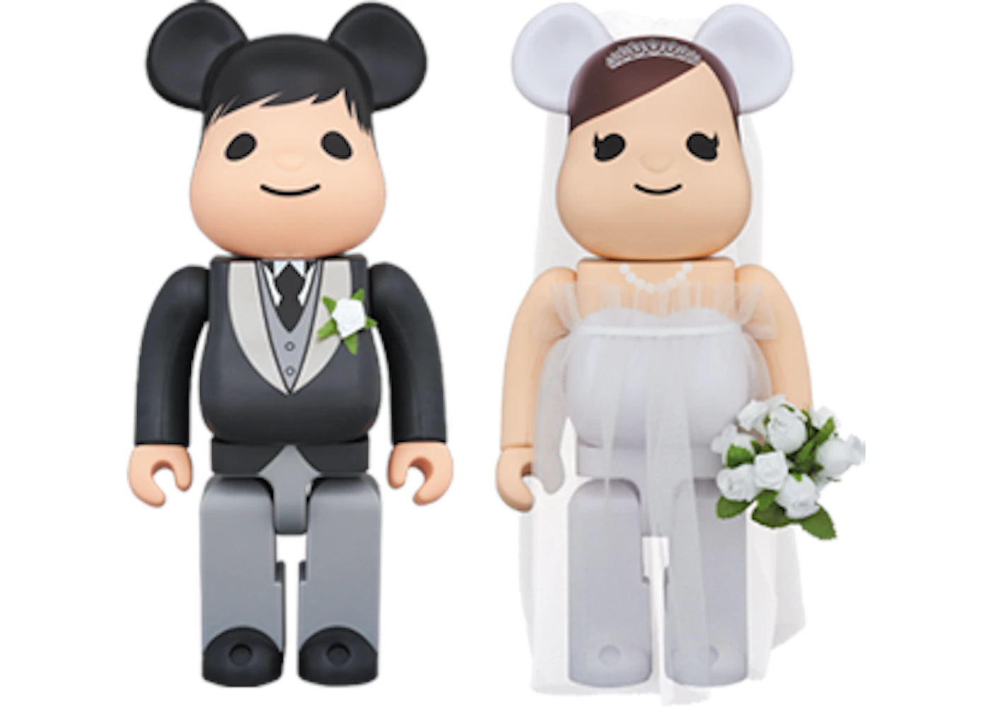 Bearbrick Greeting Marriage 3 PLUS 400% Black - TW