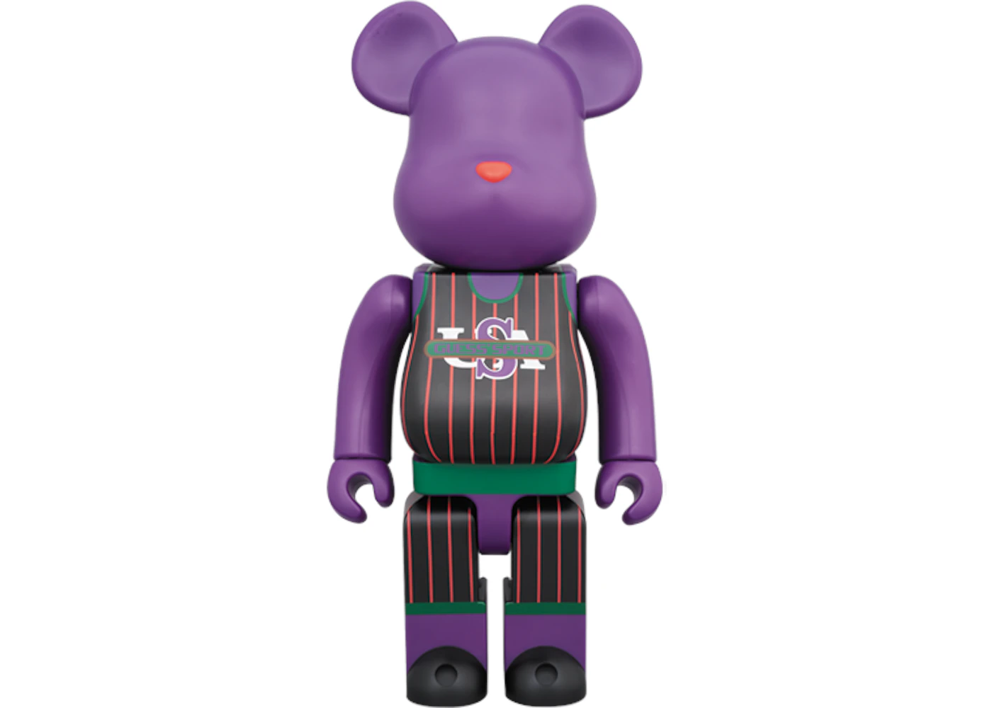 Bearbrick Guess Sport Jersey 100 400 Purple US