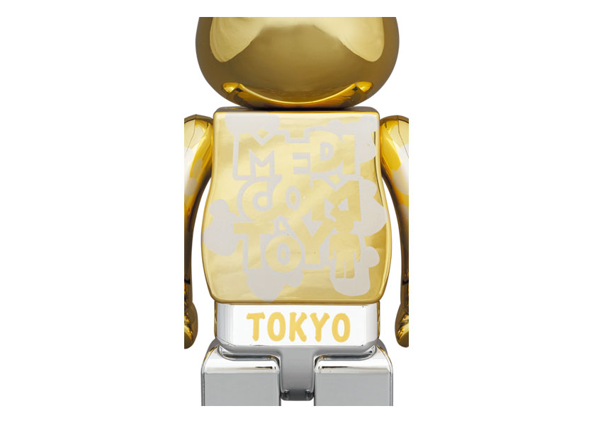 Bearbrick Happy Tokyo Gold Plated 100% u0026 400% Set - US