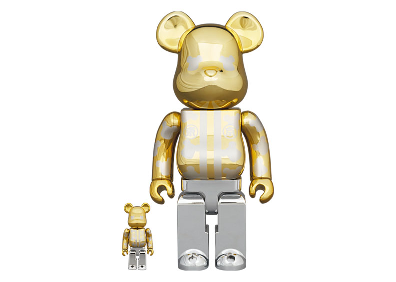 Bearbrick Happy Tokyo Gold Plated 100% & 400% Set - US