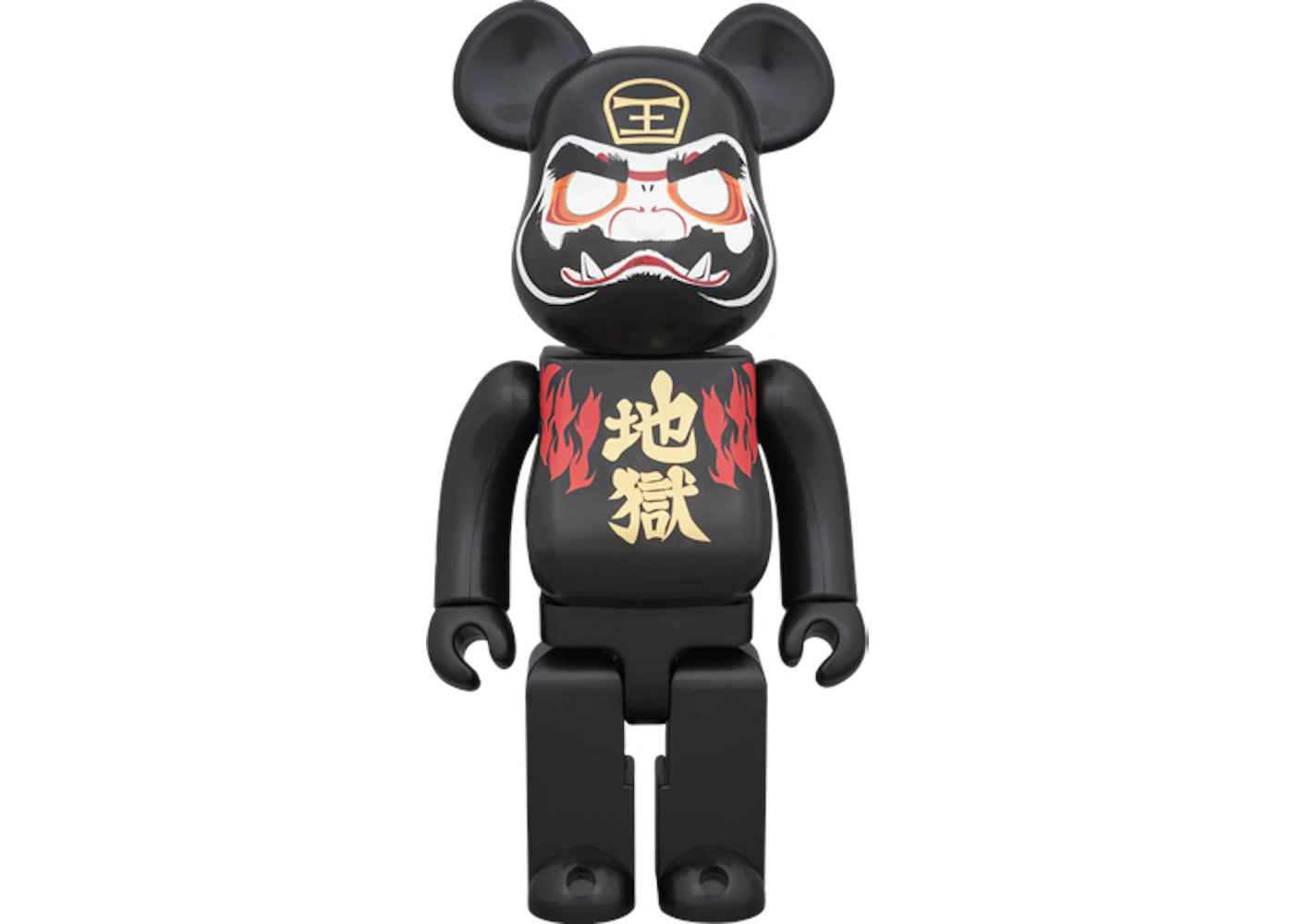 Bearbrick Hell Daruma 400% Black - US Bearbrick Hell Daruma 400% Black - US