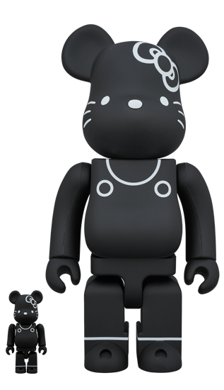 Bearbrick Hello Kitty Generation 80's 100% u0026 400% Set Black - US