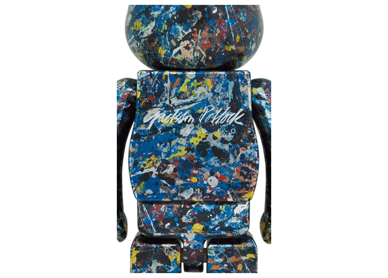 Bearbrick Jackson Pollock Studio 1000% Chrome Ver. - US