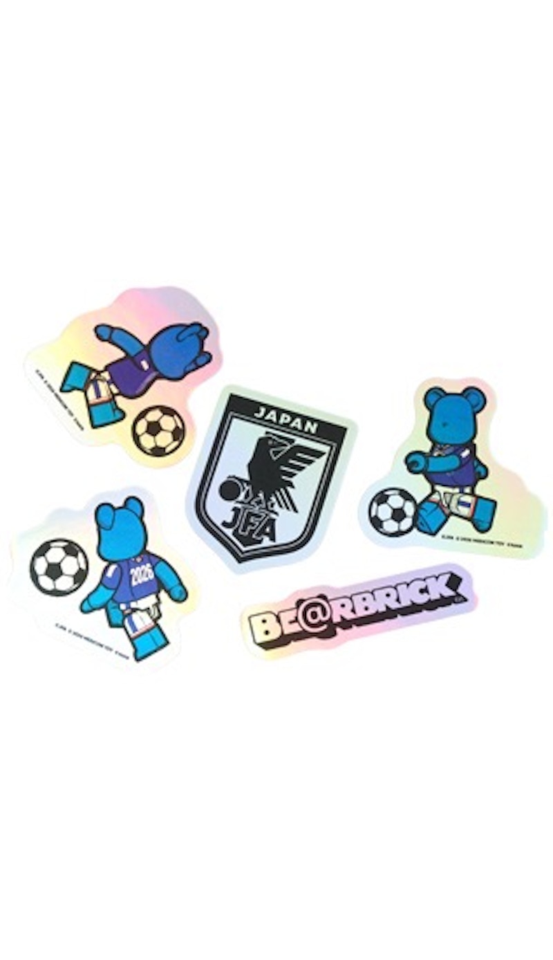 Bearbrick Japan National Football Team Sticker Pack