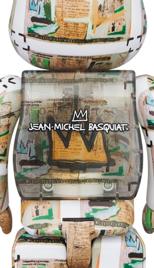 Bearbrick Jean-Michel Basquiat (King Pleasure) 100% & 400% Set - JP