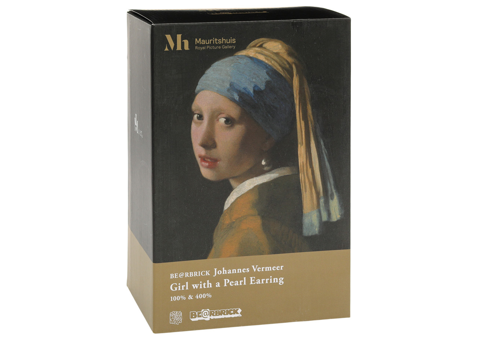 Bearbrick Johannes Vermeer (Girl with a Pearl Earring) 100% u0026 400% Set - US