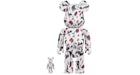 Bearbrick KIDILL x ERI WAKIYAMA 100% & 400% Set BAT & ROSE WHITE