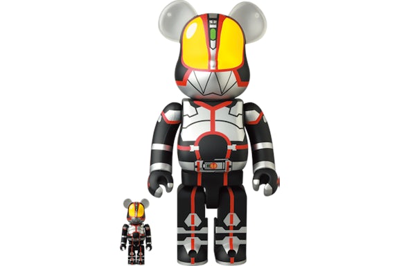 Juego Bearbrick Kamen Rider Fiaz 100% y 400%