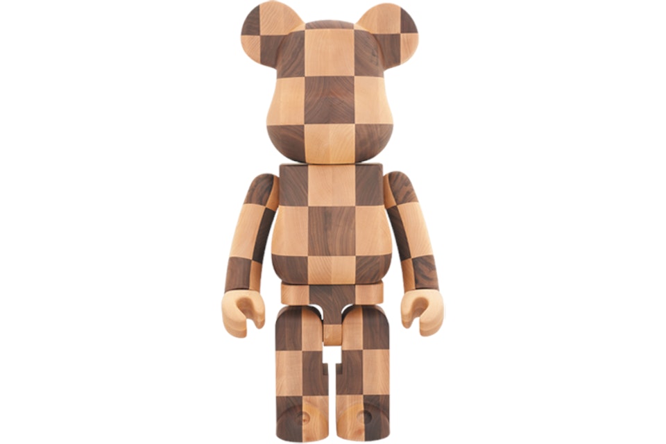 Bearbrick Karimoku Chess 1000% Wood - US