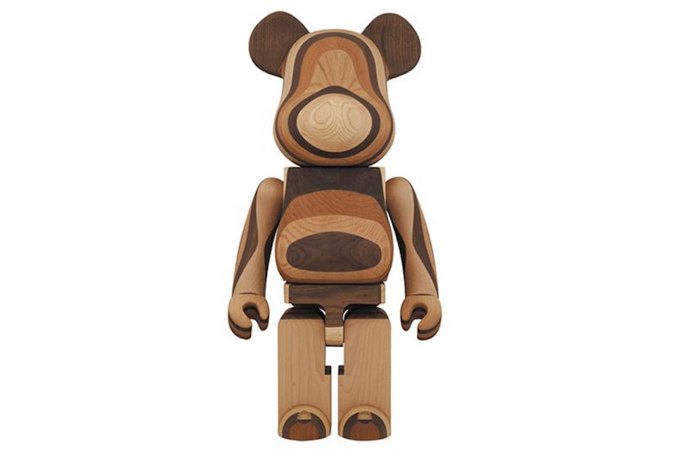 Bearbrick Karimoku Layered Wood 1000% Wood - 2014