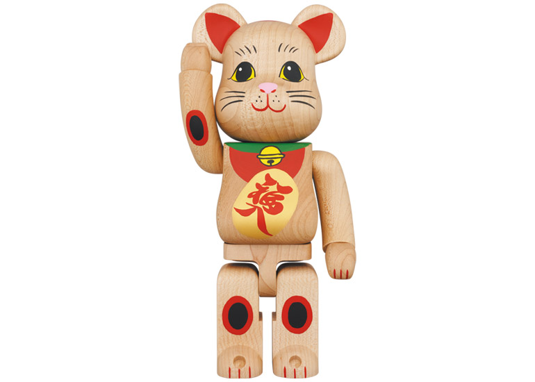 Bearbrick Karimoku Maneki Neko 400% Red Ver. - US