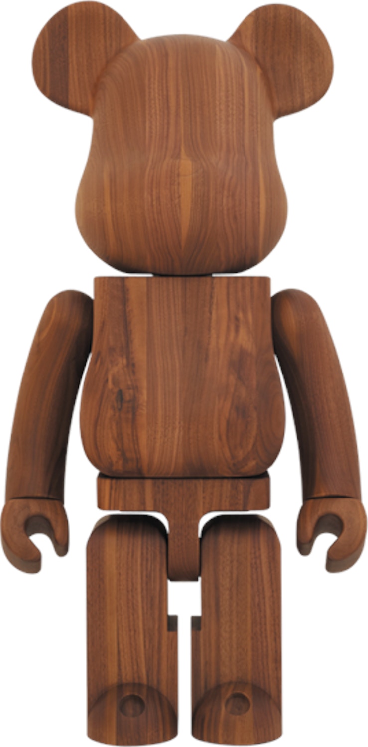 Bearbrick Karimoku Walnut 1000% Wood - 2013