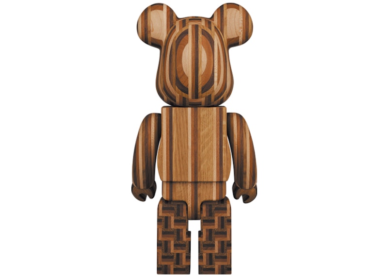 Bearbrick Karimoku Yosegi (Parquet) 2nd 400% - US