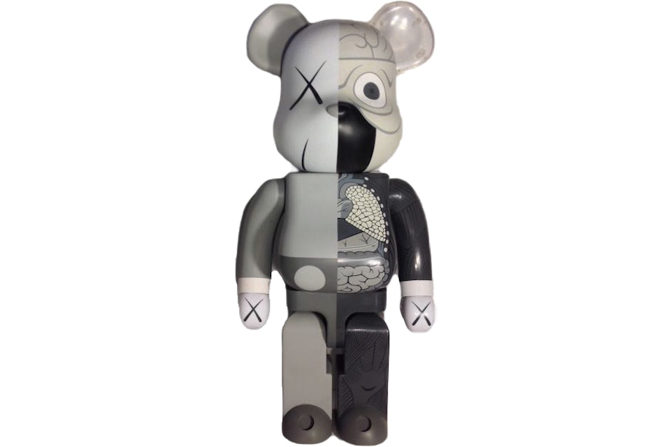 Bearbrick Kaws Dissected 1000% Grey - US