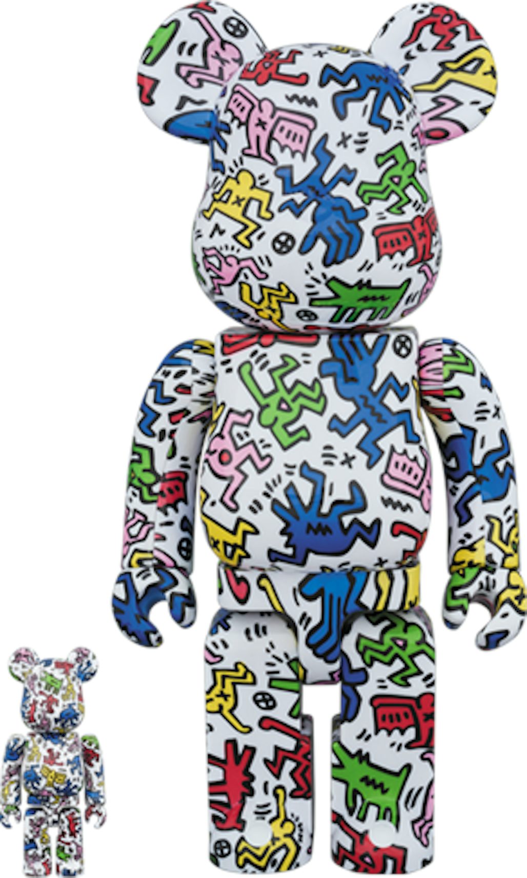 Bearbrick Keith Haring #1 100% & 400% Set Multi - US