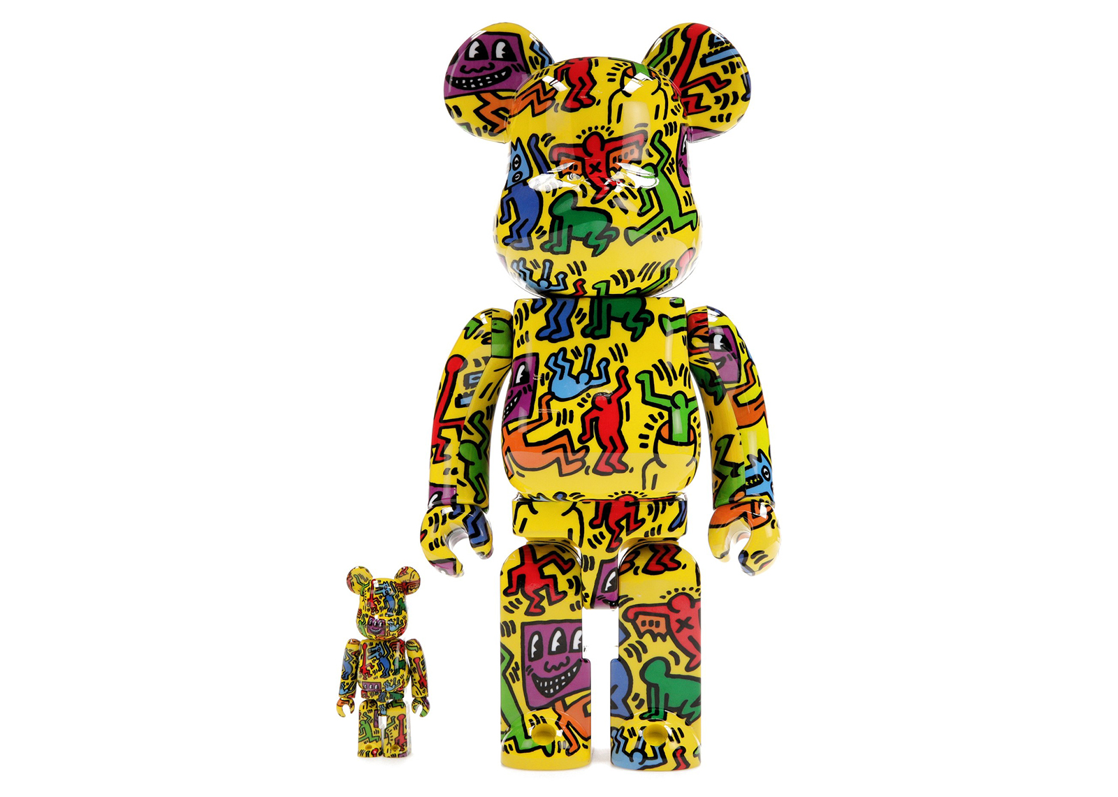 Bearbrick Keith Haring #1 100% & 400% Set Multi - US