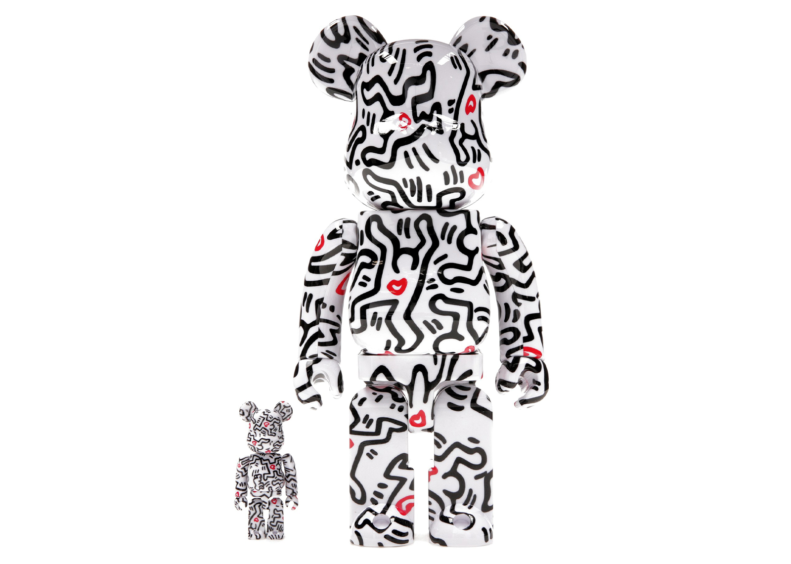 Bearbrick Keith Haring #8 100% & 400% Set - US