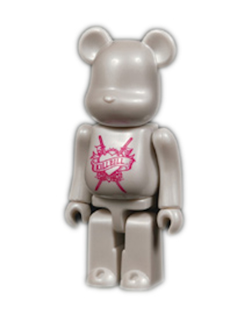 Bearbrick Kill Bill 2 (Love Bride Ver.) 400% Silver