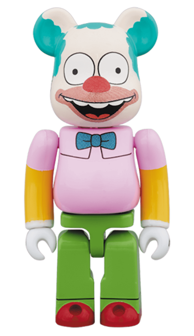Bearbrick Krusty der Clown 100% Multi