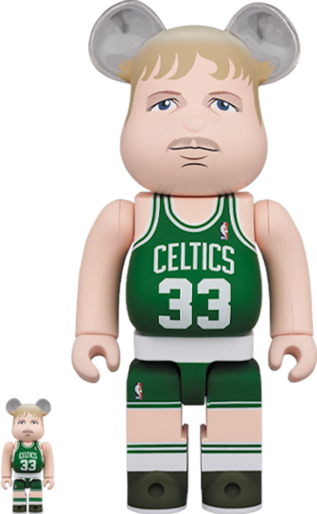 Bearbrick Larry Bird (Boston Celtics) 100% & 400% Set
