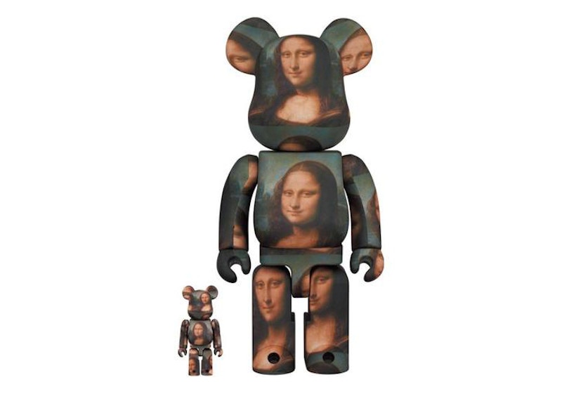 Bearbrick Leonardo De Vinci Mona Lisa 100% & 400% Set - US