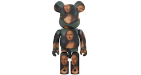 Figurine Bearbrick Leonard De Vinci Mona Lisa 1000%