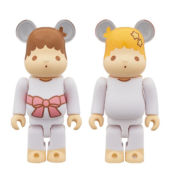 Bearbrick Little Twin Stars Kiki & Lara 400% White - US