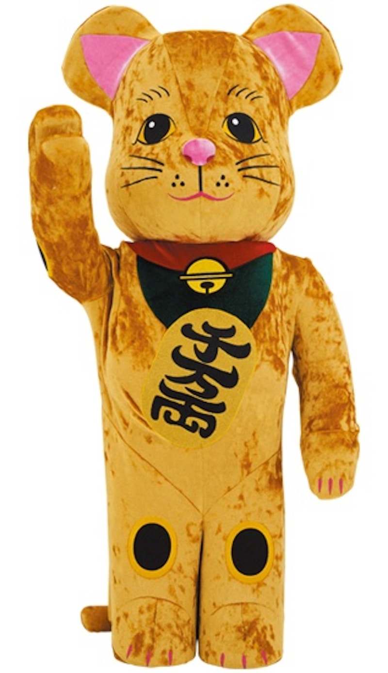 Bearbrick Lucky Cat Gold Costume Edition 1000% - US