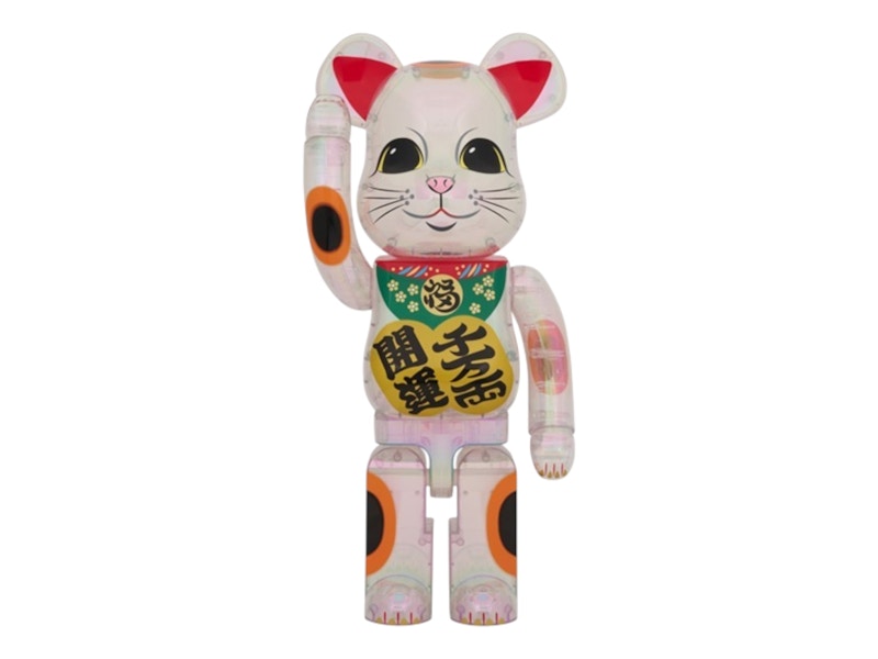 NY@BRICK 招き猫千万両透明メッキLucky Cat Ten Million Ryo transp