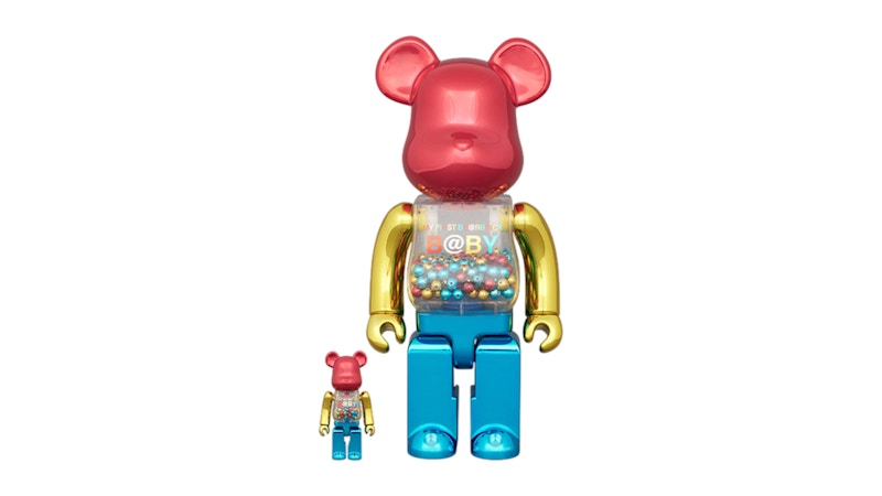 Bearbrick MCT COLOR CHROME Ver. 100% & 400% Set