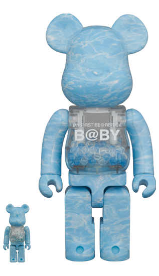 MY FIRST BEARBRICK Baby Water 400% 100% www.krzysztofbialy.com