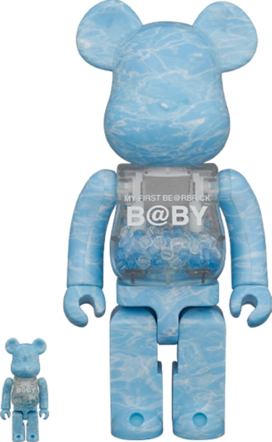 MY FIRST BE@RBRICK WATER CREST100％&400％-