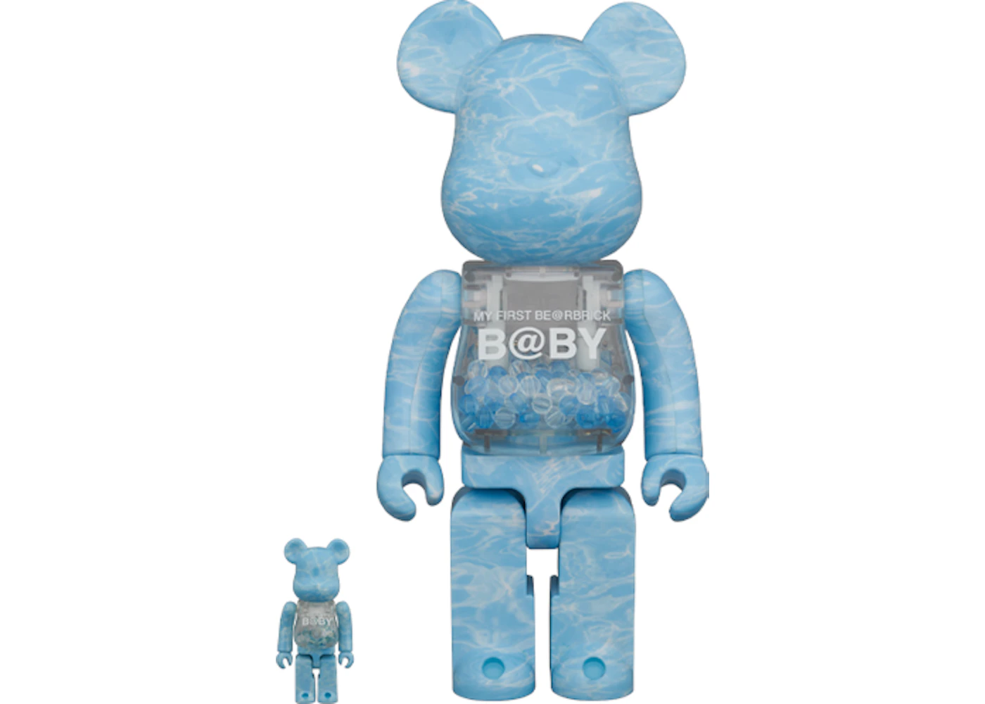 Bearbrick MY FIRST BE @ RBRICK B @ BY WATER CREST Ver. 100% & 400