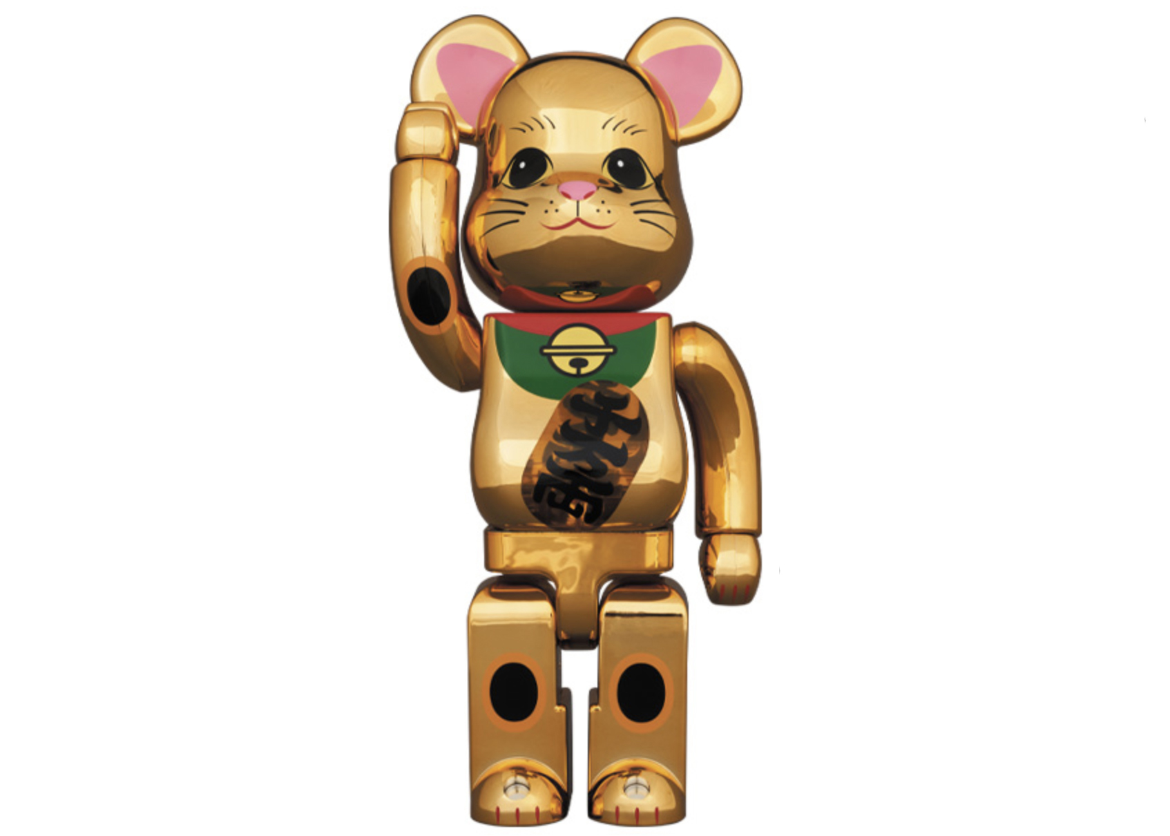 Bearbrick Kabuki Gold Plated 400% Gold - US