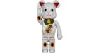Bearbrick Maneki Neko Silber Plated 2 1000%