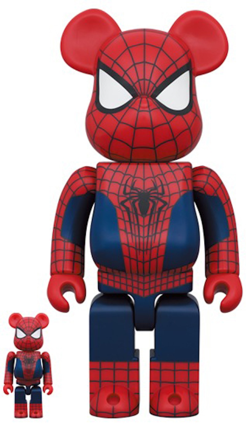 Bearbrick Marvel Spider-Man No Way Home The Amazing Spider-Man 100% & 400%  Set