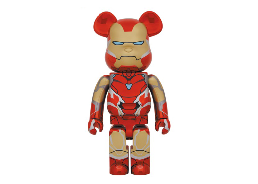 Bearbrick Marvel The Infinity Saga Iron Man Mark85 1000% Chrome ...