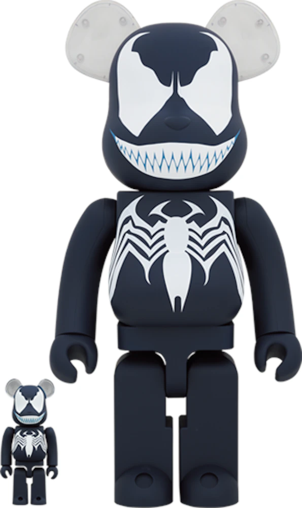 Bearbrick Marvel Venom The Amazing Spider-Man 100% & 400% Set - US