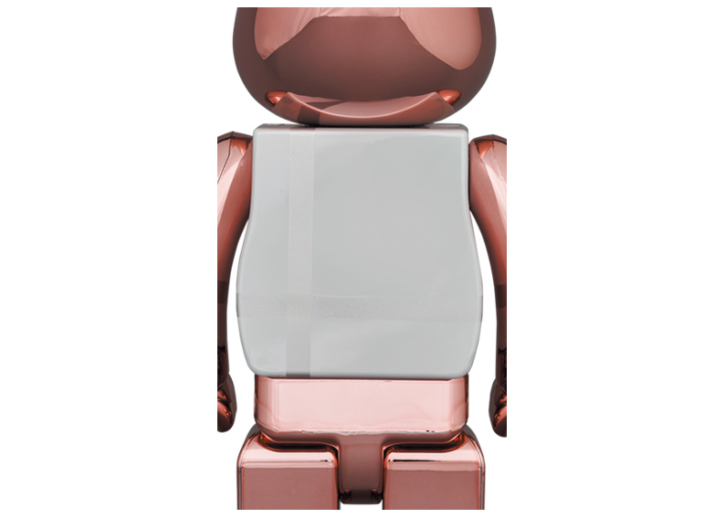 Bearbrick Medicom Toy Plus 100% & 400% Set Pink Gold Chrome Ver. - US