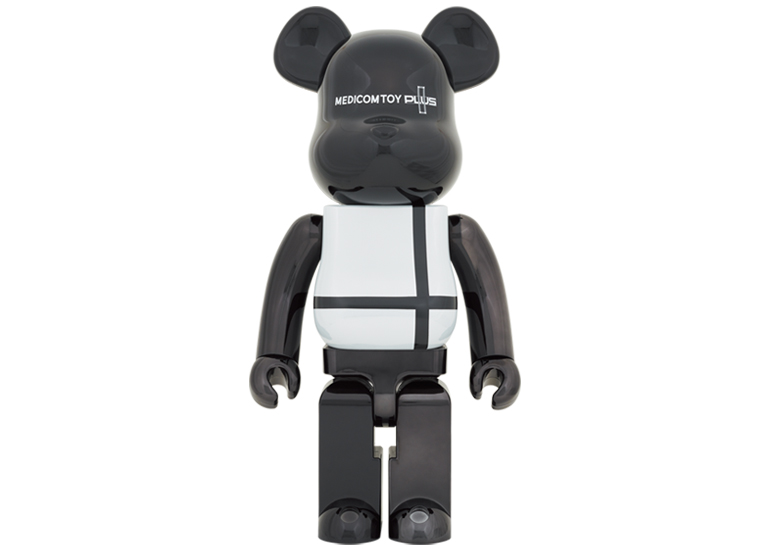 Bearbrick Medicom Toy Plus 1000% Black Chrome Ver.
