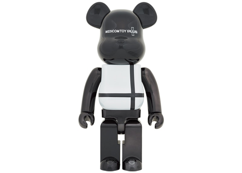 Bearbrick Medicom Toy Plus 1000% Black Chrome Ver. - JP