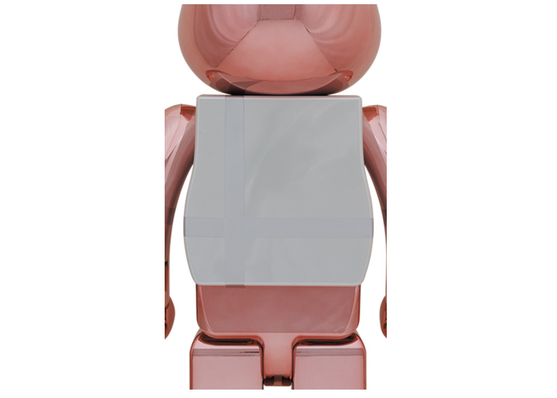 Bearbrick Medicom Toy Plus 1000% Pink Gold Chrome Ver. - JP